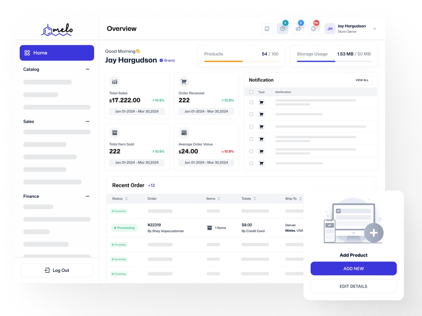 Cbd And Hemp Marketplace Dashboard Log In For Cbd And Hemp Brands Of Melo Marketplace